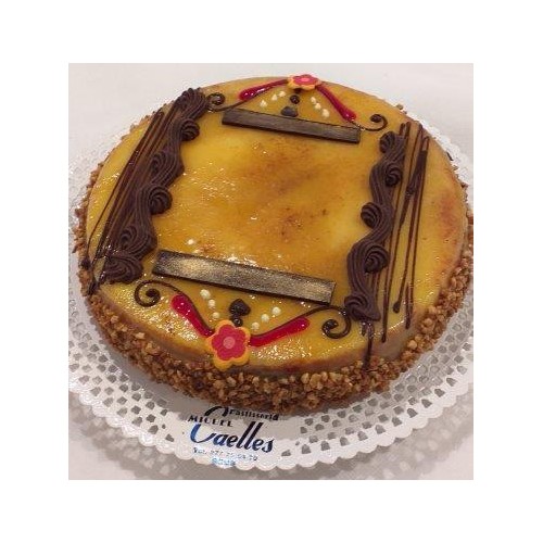 Pastel De Trufa Cocida Y Yema Quemada Por Encima Kg Por Raciones